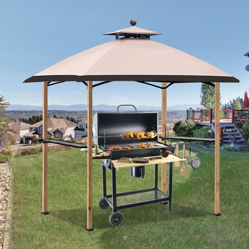 CoastShade 5'x8' Patio Grill Gazebos with Ventilation Double Arc Top & Reviews Wayfair Canada